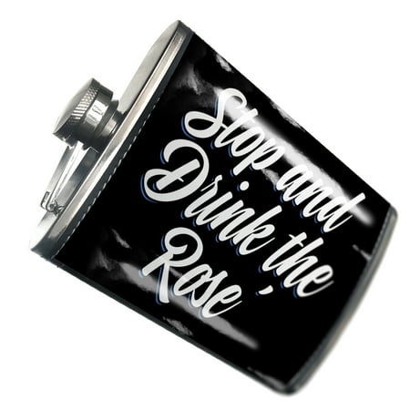 

NEONBLOND Flask Classic design Stop and Drink the Rose