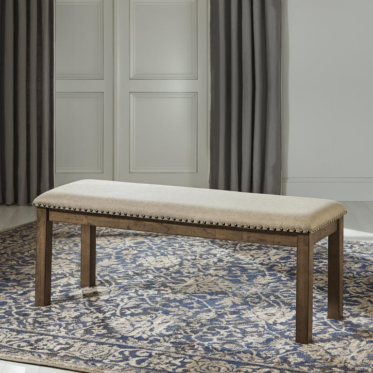 Signature Design by Ashley Moriville Dining Bench, Beige photo 2
