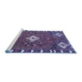 thumbnail image 2 of Ahgly Company Machine Washable Indoor Rectangle Persian Blue Traditional Area Rugs, 6' x 9', 2 of 4