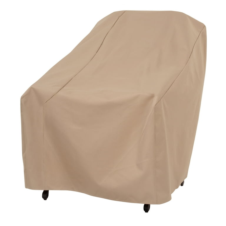 Modern Leisure Basics Patio Chair Cover 33 L X 34 W X 31 H Khaki