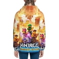 thumbnail image 4 of Ninjago Kids Zip-Up Hoodie 3d Print Hooded Sweatshirt With Packet For Boys Girls, 4 of 7