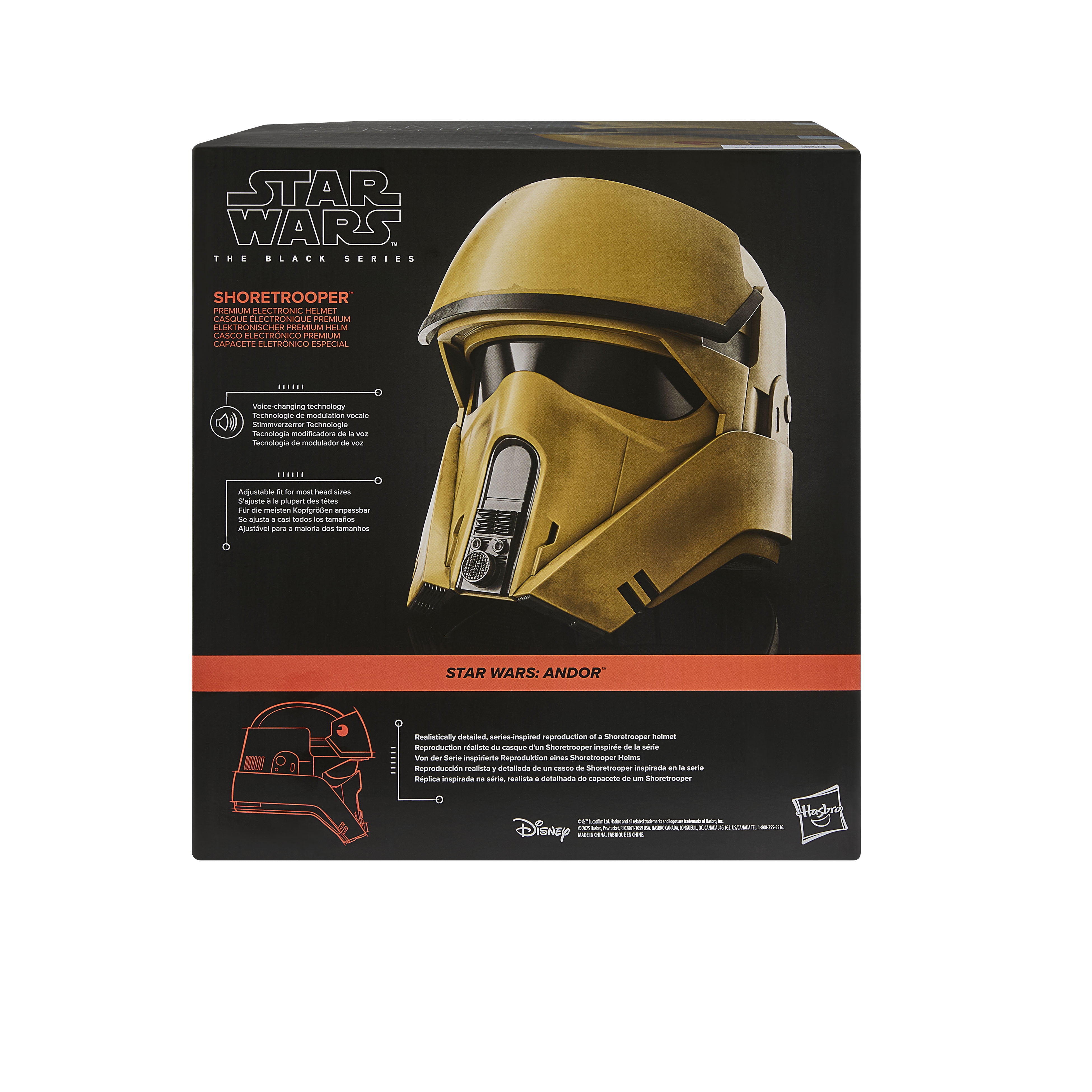 Star Wars The Black Series, casque électronique premium Shoretrooper, cosplay pour adultes