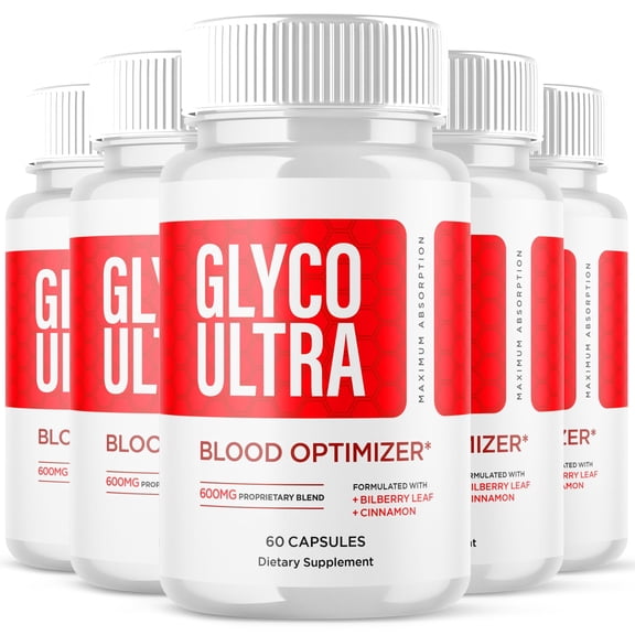 Glyco Ultra Blood Balance Support Pills Advanced Formula Vitamin Supplement GlycoUltra 300 Capsules