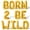 Gold, variant on Letter Balloons - BORN 2 BE WILD 16" Inch Alphabet Letters Foil Mylar Balloon 2nd Birthday Party Banner (Rose Gold)