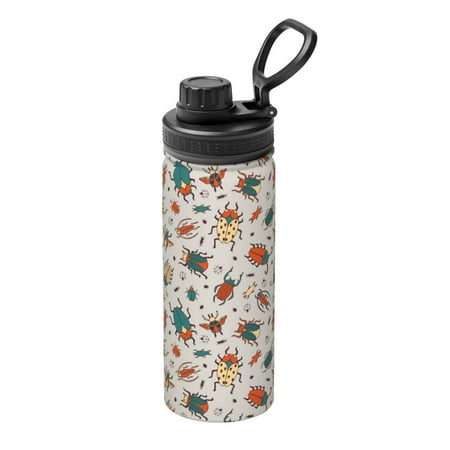 

Xecao summer insects for 18oz Sports Insulated Kettle Thermos Flask For Outdoor Fitness Running And Travel Thermos Flask Insulated Water Bottles