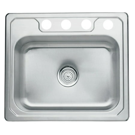 Sterling by Kohler Middleton® 1471X-4 Single Basin Drop In Kitchen Sink