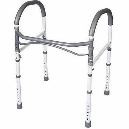 - Carex Bathroom Toilet Safety Rails, Toilet Handles For Elderly and Handicap, Bathroom Safety Aid and Handrail