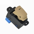 thumbnail image 3 of New Black/Beige Power Window Button Fit For Hyundai Sonata 2011-2015 93570-3S000 Power Control Window Switch, 3 of 7
