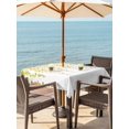 thumbnail image 3 of Outdoor Tablecloths with Umbrella Hole & Zipper, Sage Green Polka Dots 54x54 Inch Square Tablecloths, Vintage Abstract Art Watercolor Waterproof Table Cloth, Patio/Pool/Picnic Table Covers, 3 of 8