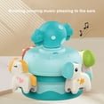 Temacd Carousel Music Box Suction Cup Bottom Cartoon Horses Rotating