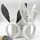 thumbnail image 4 of Diadema con orejas de conejo blanco pequeñas y lentejuelas de peluche de Pascua, código de barrido para enviar a los regalos de empuje Buen material, 4 of 6