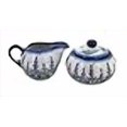 thumbnail image 3 of Blue Rose Polish Pottery Lavender Fields Sugar Bowl & Creamer Set, 3 of 3