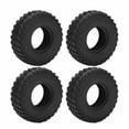 thumbnail image 2 of Pneus de Micro Crawler, 4Pcs Forte Amorti Pneu de Roue en Caoutchouc Souple Meilleure Adhérence Haute Résistance à l'Usure pour 1/24 pour pour SCX24 Axial Type A, Type B, 2 of 7