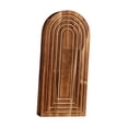 thumbnail image 3 of Jarrón de pared, jardinera de madera para pared, decoración de pared, jarrón colgante, jardinera moderna de madera Color de madera oscura, 3 of 9