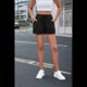 thumbnail image 5 of Pantalones Cortos Texturizados Activewear Lounge Negros Talla S, 5 of 10