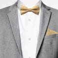 thumbnail image 3 of Jacob Alexander Men's Floral Pocket Square Handkerchief Hanky - Honey, 3 of 5