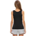 thumbnail image 3 of Womens Sleeveless Tank Tops Layering Tanks Undershirt Tank Top 3-4 Pack, 3 of 9