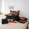 thumbnail image 4 of Erosebridal American Football Bedding Sets Twin Size,Sport Theme Comforter Sets with Sheets,Ball Game Decor(Cincinnati),Reversible,Breathable,7pcs, 4 of 6