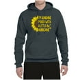 thumbnail image 2 of Wild Bobby, I'm Sunshine Mixed With A Little Hurricane , Inspirational/Christian, Unisex Graphic Hoodie Sweatshirt, Charcoal, Large, 2 of 5
