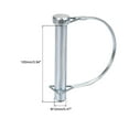 thumbnail image 2 of Pasador de acoplador de remolque de 2 piezas de 1/2" de diámetro, pasador de bloqueo de eje de acoplador de 3-15/16" de largo, pasador redondo de PTO, 2 of 6
