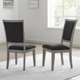 thumbnail image 2 of Steve Silver Whitford Distressed Gray Wood Side Chair, 2 of 7