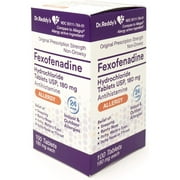 Dr. Reddy's Allergy, Fexofenadine Hydrochloride , 180 mg, 100 Count