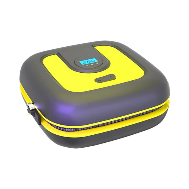 Compresor de aire portátil para inflar neumáticos, bomba de aire de 12 V CC para viajes, coches y bicicletas. Pantalla digital