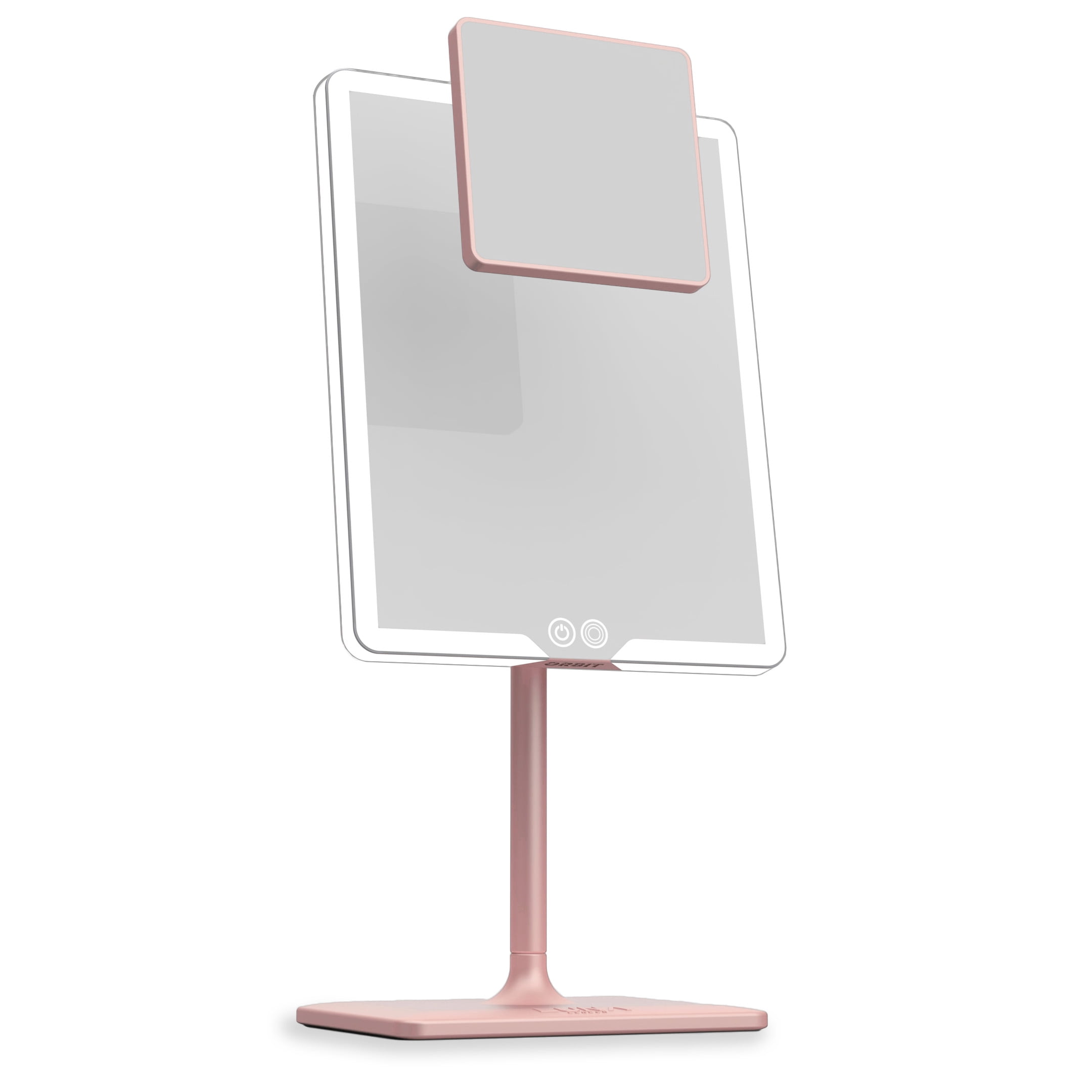 LUNA London Orbit Mirror in Blush Rose Vanity Mirror with Lights