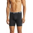 thumbnail image 2 of Men's Nike 3-Pack Dri-FIT Essential Cotton Stretch Long-Leg 8" Boxer Briefs Color: Black Size: L, 2 of 4