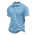 thumbnail image 6 of Axiiglly Golf Shirts for Men Short Sleeve Printed Sweat Wicking Short Sleeve Quick Dry Collared Button Outdoor Sports Casual Tee, S-3XL, 6 of 6