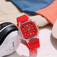 thumbnail image 4 of Reloj Negro Unisex A La Moda Correa Ligera Simple, 4 of 4