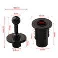 thumbnail image 1 of Bgsha 10 PCS Diy Audio Speaker Buckles Plastic Ball Socket Type Grill Guides Peg Kit, 1 of 9