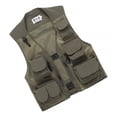 thumbnail image 4 of Chaleco de pesca de malla multibolsillos, chaqueta de fotografía, chaleco de camping XXXL, 4 of 6