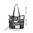 thumbnail image 3 of ZSBCMY Trendy Large Capacity Women's Tote Bag, Versatile Handbag and Shoulder Bag for Work and Leisure, Durable PVC Material, 3 of 6