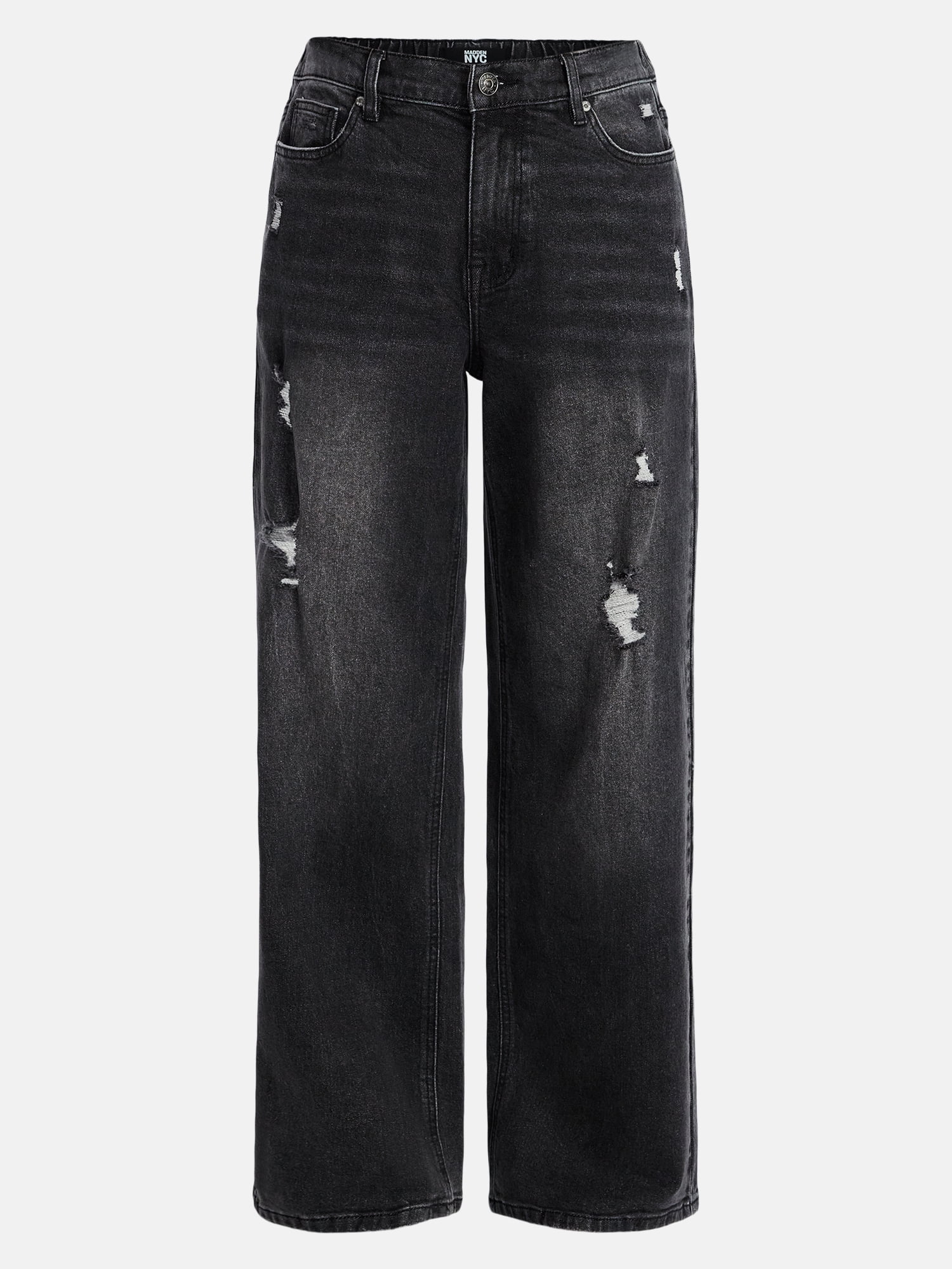Madden NYC Women’s Distressed Jeans, 31'' Inseam, Sizes XXS-XXL