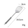 thumbnail image 3 of Essential Kitchen Tools Utensil Set: Durable Long Handle Cooking Spatula & Wok Turner - Non-Stick Shovel for Stir-Frying, Sauteing & More - Elevate Your Home Cooking Experience New Release, 3 of 8