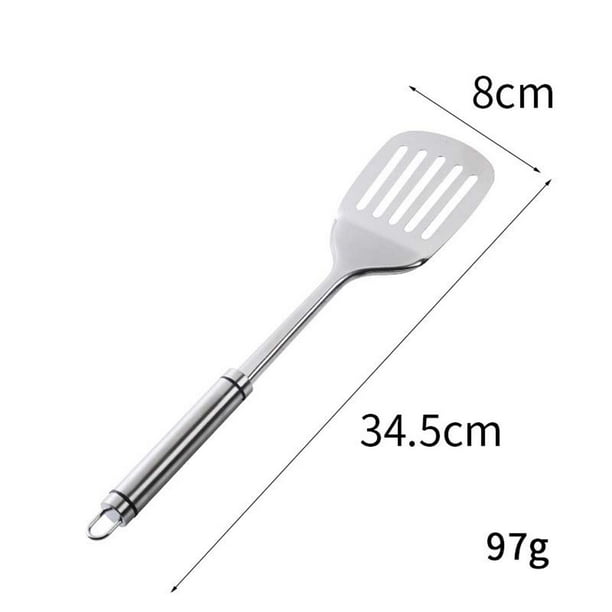 Conjunto de Utensilios de Cocina Mango Largo de Acero Inoxidable, Pala de Cocina sin Arañazos Y Tornero para Conjuntos de Utensilios de Cocina Wok
