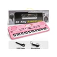 thumbnail image 3 of 61 Keys Children's Electronic Keyboard With Microphone, Simulation Music Piano, Educational Toy For Toddler, 3 of 4