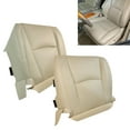 thumbnail image 5 of Zcargel Driver & Passenger Side Bottom Seat Cover Replace, for Lexus RX330 2003-2009, RX350 2003-2009, RX400 2003-2009, OE-Style Microfiber Leather, Ivory Tan, Heated/Non-Heated, Power/Manual Seats, 5 of 12