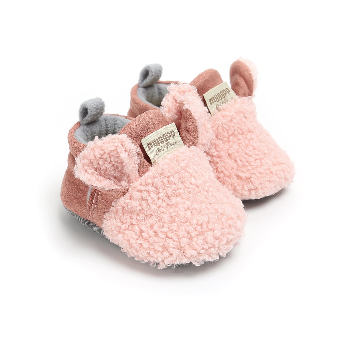 Newborn Baby Boy Girl Pram Shoes Toddler Rubber Soles PreWalker First Step Boots 