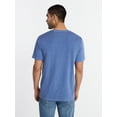 thumbnail image 3 of George Men's and Big Men's Slub Pocket Tee with Short Sleeves, Size XS-3XL, 3 of 5
