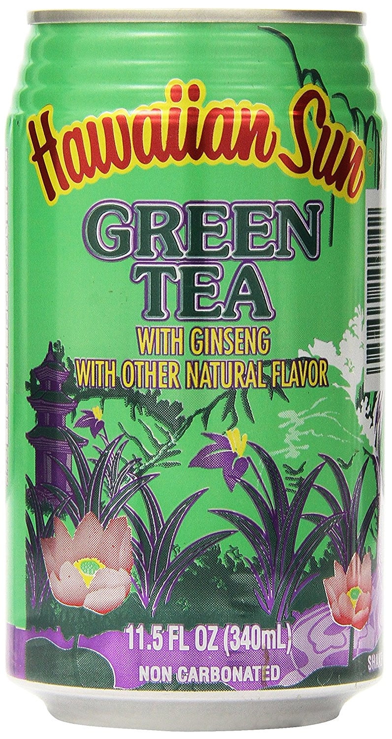 Hawaiian Sun Green Tea with Ginseng, 11.5 Fl. Oz., 6 count