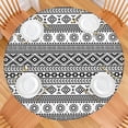 thumbnail image 2 of Elastic Edge Round Table Cover Boho Floral, 44 Inch Fits 38"-42" Tables, Durable & Wipe Clean for Birthday Parties and Events, 2 of 7
