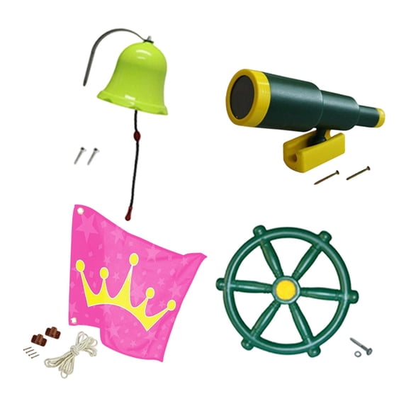 Rivenza Outdoor Playground Accessories Playground Equipment Set Swingset Attachments Toy