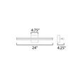 thumbnail image 4 of ET2 Lighting E21372-BK Hover - 24 Inch 15.6W 1 LED Wall Sconce   Black Finish, 4 of 5