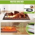thumbnail image 3 of Aivituvin Heated Dog House Outdoor Large Dog Kennel with Iron Frame, Weatherproof Dog Cage with Insulated Liner for Small & Medium & Large Dogs, 3 of 9