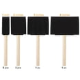 thumbnail image 2 of Phenofice 60Pcs Sponge Brush Paint Set for Acrylics and Stains with Wooden Handle Multi Color, 2 of 8
