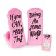 thumbnail image 1 of Calcetines con letras debajo de los pies, calcetines con forma de pastel, calcetines hasta la mitad de la pantorrilla para hombres y mujeres, versátiles, 1 of 6