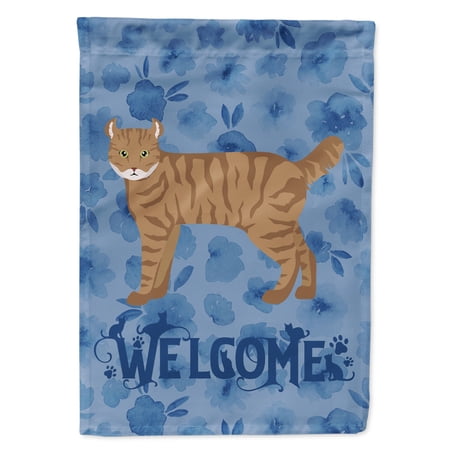 Highlander Lynx #3 Cat Welcome Flag Canvas House Size