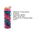 thumbnail image 7 of SPRING PARK 500ml Foldable Portable Outdoor Insulated Water Bottle Bike Bicycle Cycling Sport Cup, 7 of 7